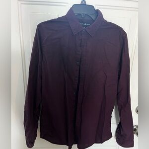 Beverly Hills Polo Club Deep Burgundy Casual Shirt